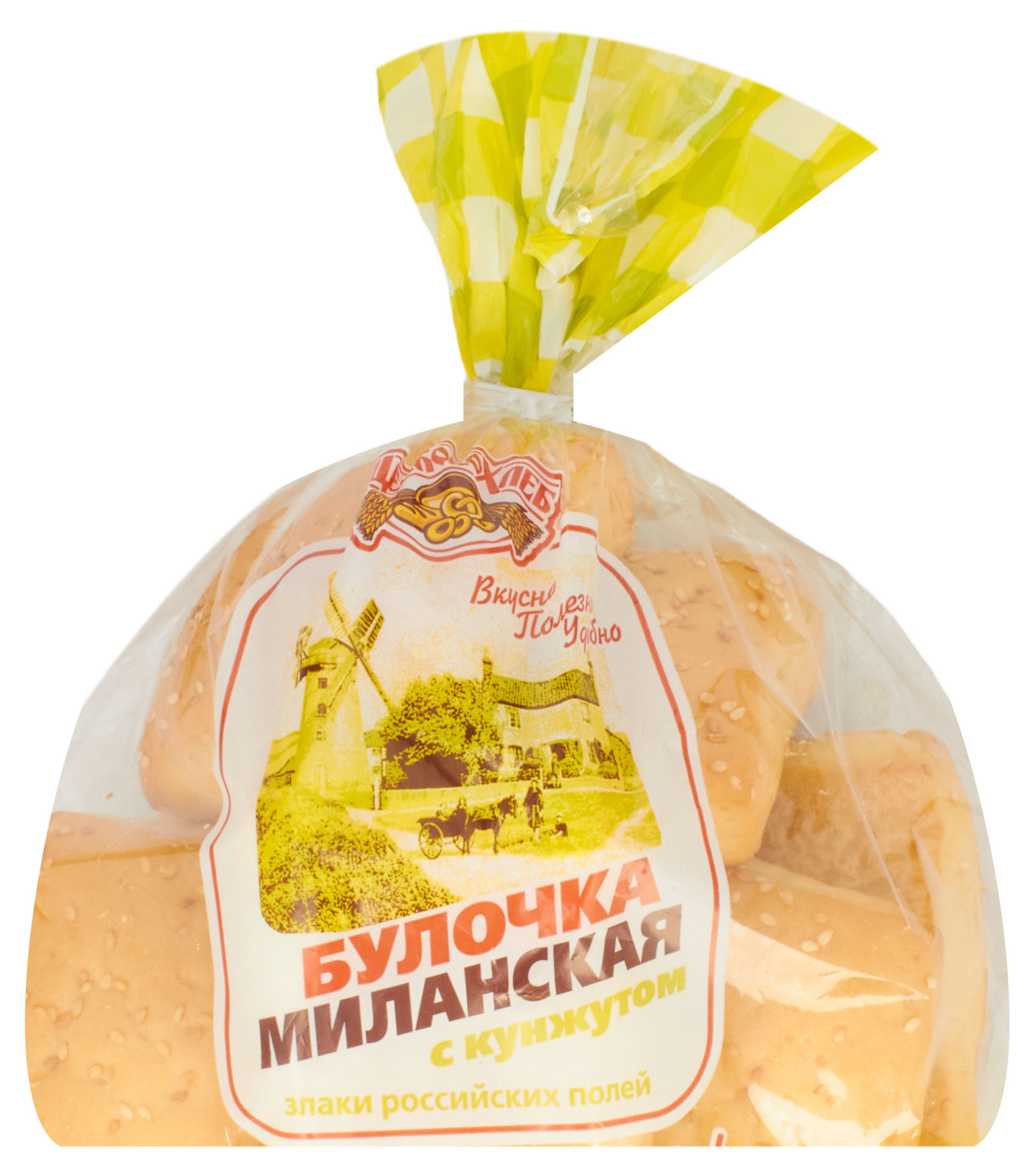 

Булочка Щелковохлеб Миланская с кунжутом 7 шт, 300 г