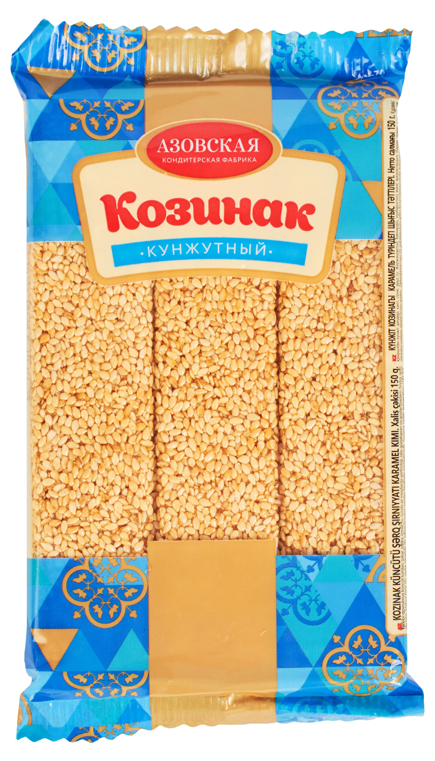 

Козинак Азовская кондитерская фабрика кунжутный, 150 г