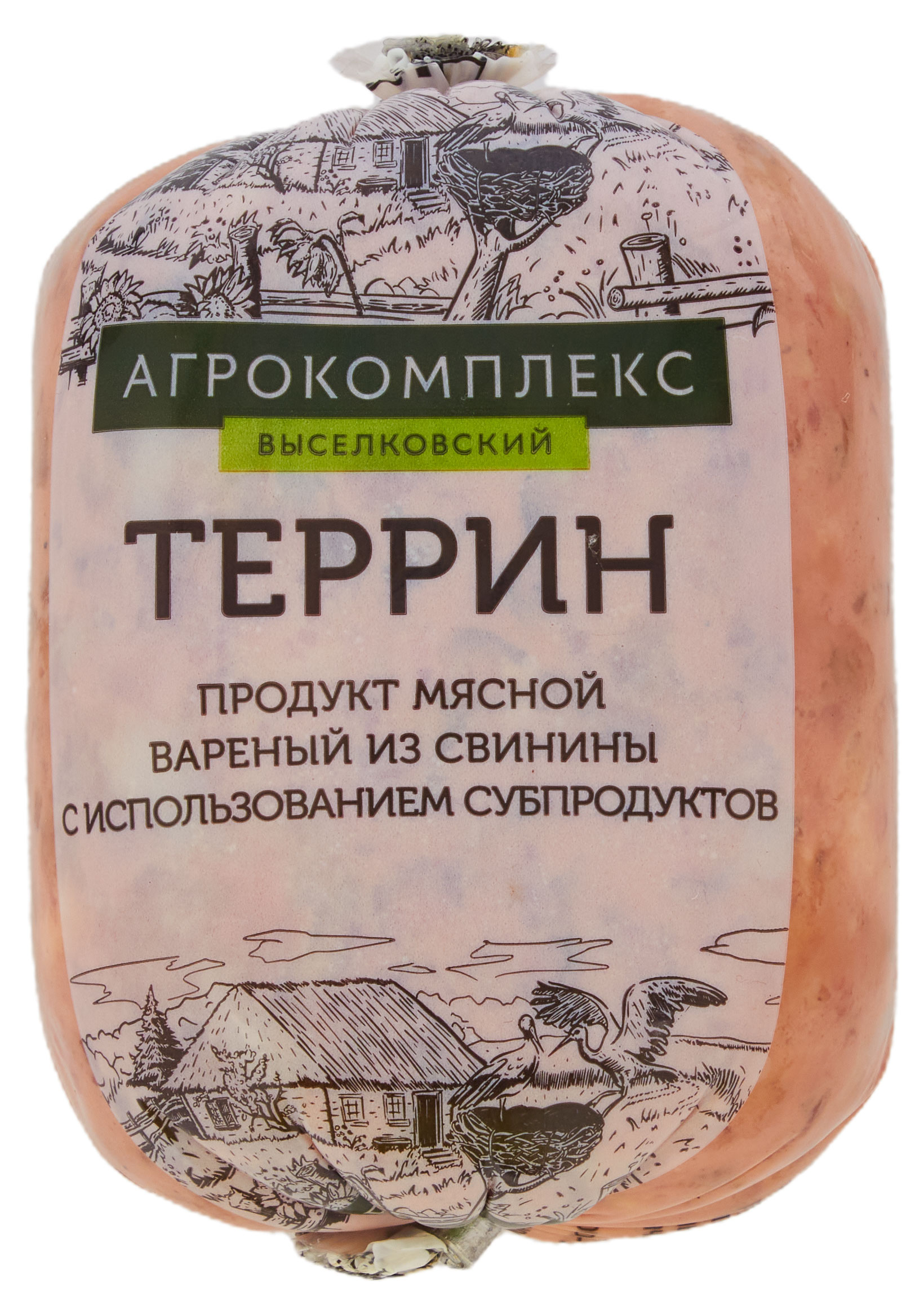 

Продукт мясной Агрокомплекс Террин вареный из свинины, 400 г