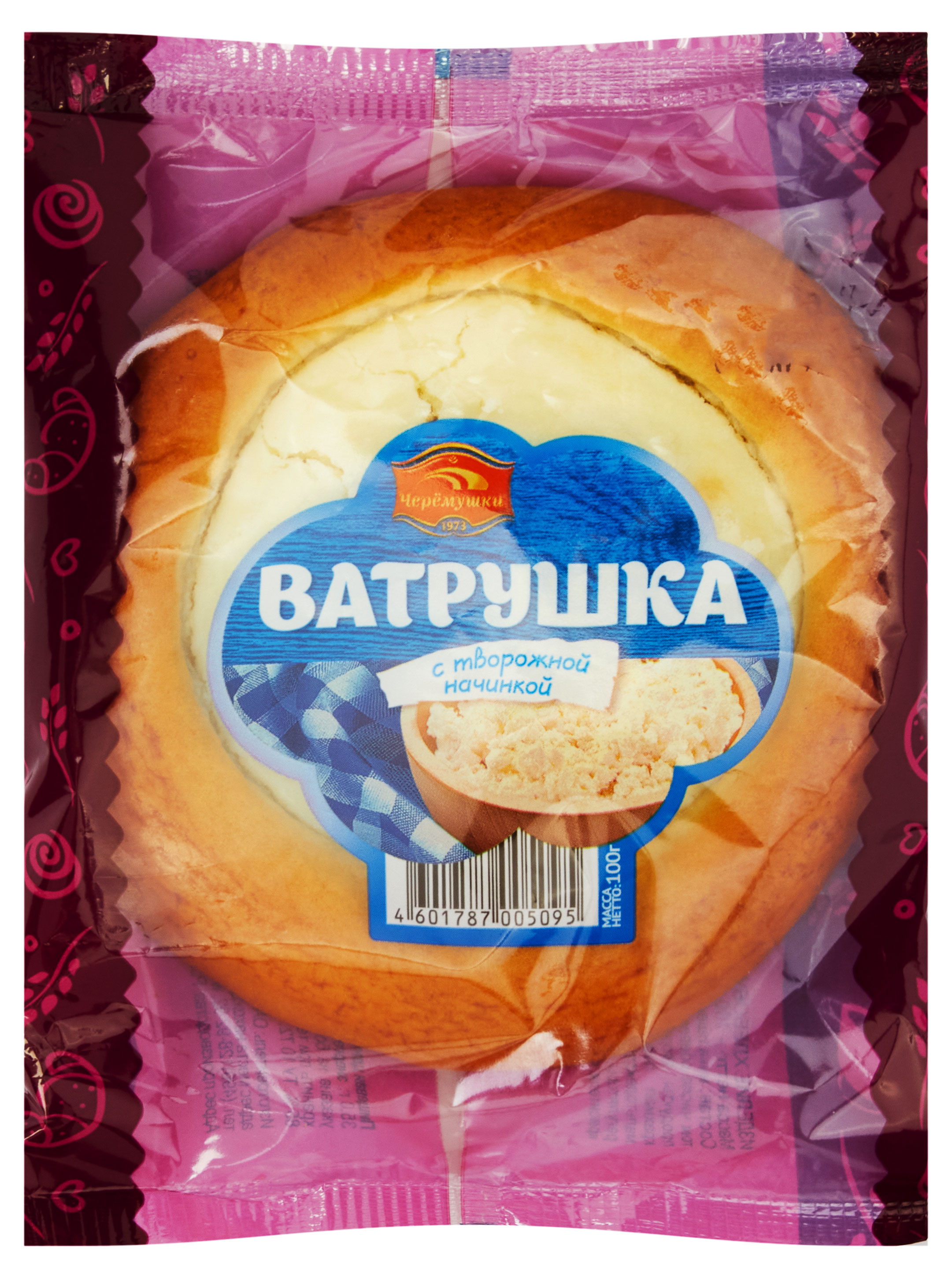 

Ватрушка Черемушки с творогом, 100 г
