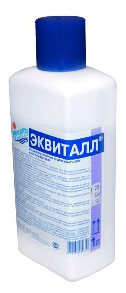 

Эквиталл Коагулянт для бассейнов с песчаными фильтрами, 1 л