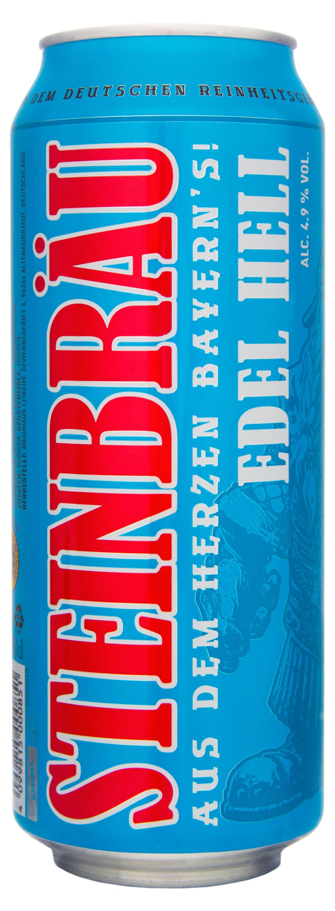 

Пиво светлое Stenbrau Edel Hell 4,9%, 0,5 л