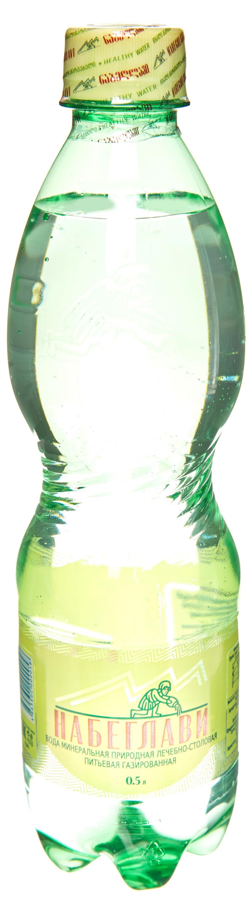Изображение товара Вода Набеглави Грузия 0.5 л газированная лечебно-столовая минерализованная