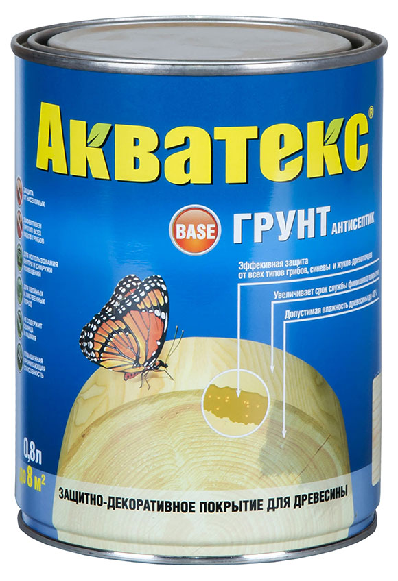 

Грунт-антисептик Акватекс, 0,8 л