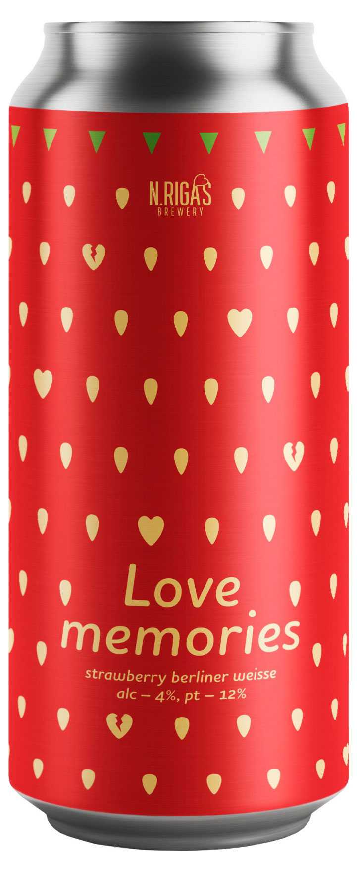 

Пивной напиток New Riga's Brewery Love Memories 4%, 0,45 л