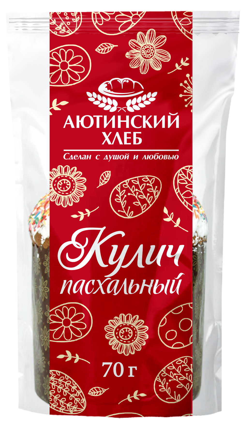 

Кулич пасхальный Аютинский Хлеб, 70 г