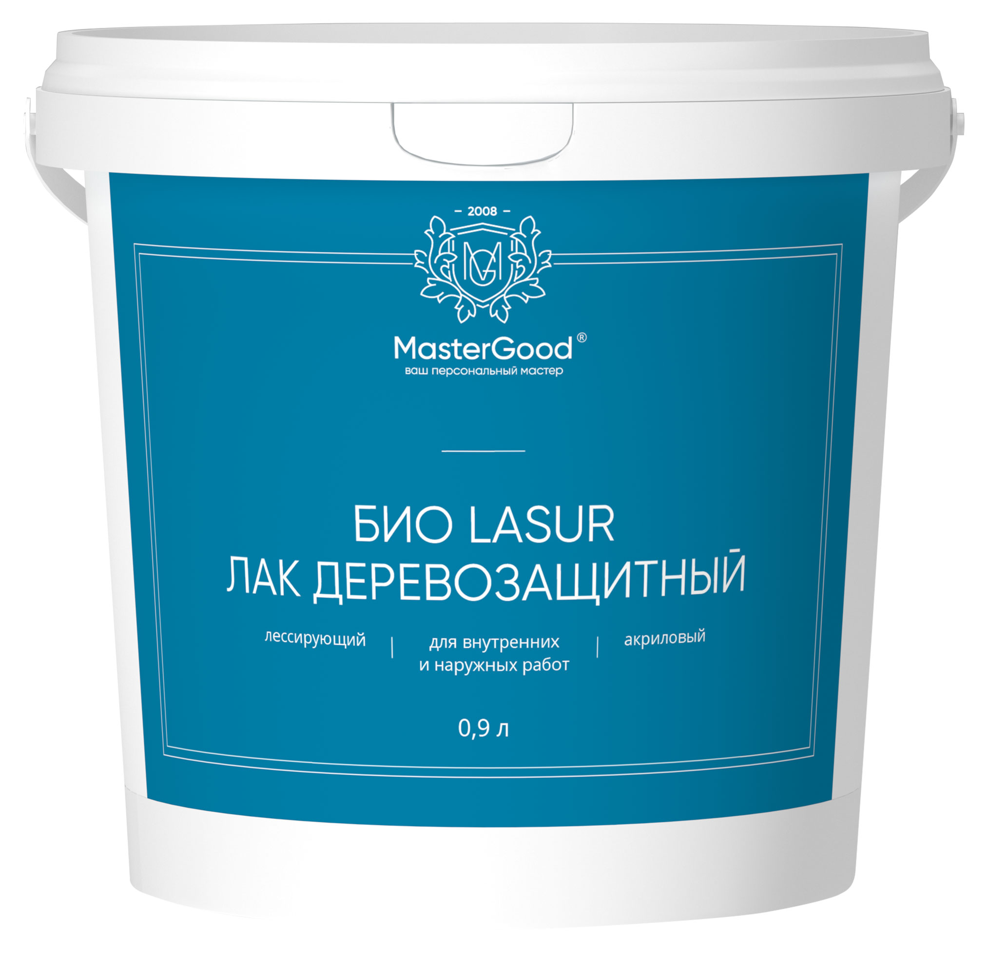 

Лак древозащитный Master Good Био Lasur Бук, 0,9 л