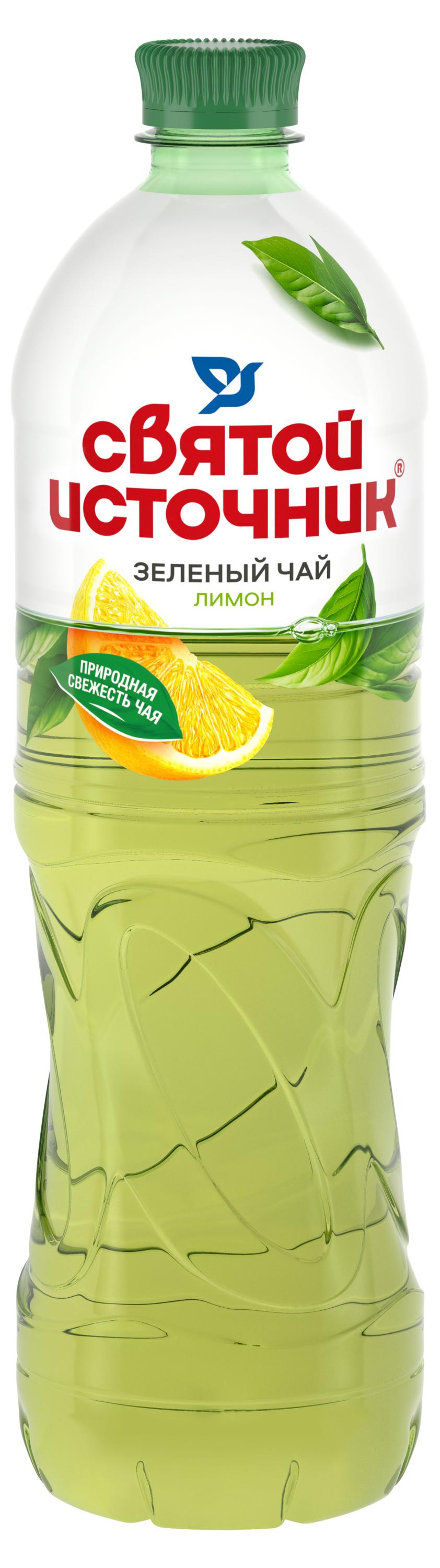 Святой Источник | Чай зеленый холодный «Святой Источник» Лимон, 1 л