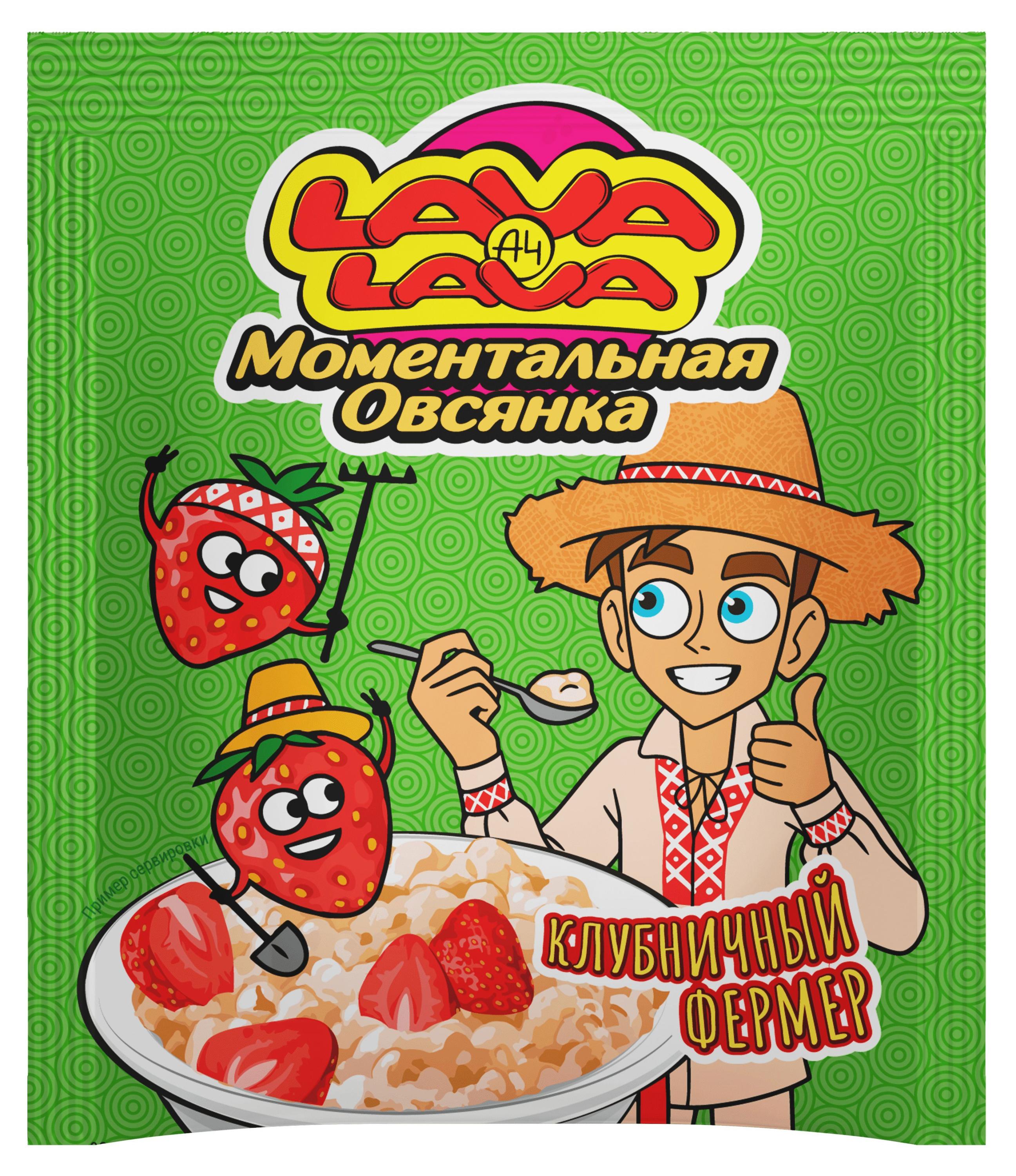 

Каша овсяная Lava Lava Клубничный фермер, 35 г