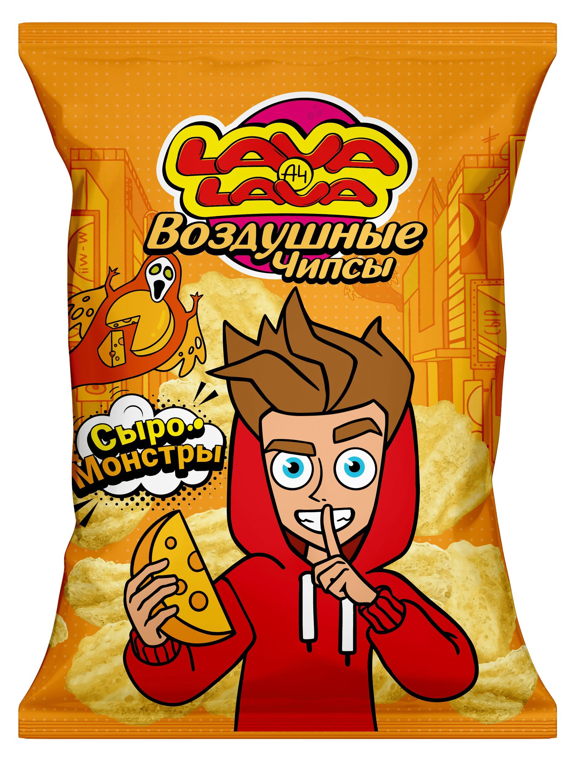 

Чипсы воздушные Lava Lava со вкусом сыра, 50 г