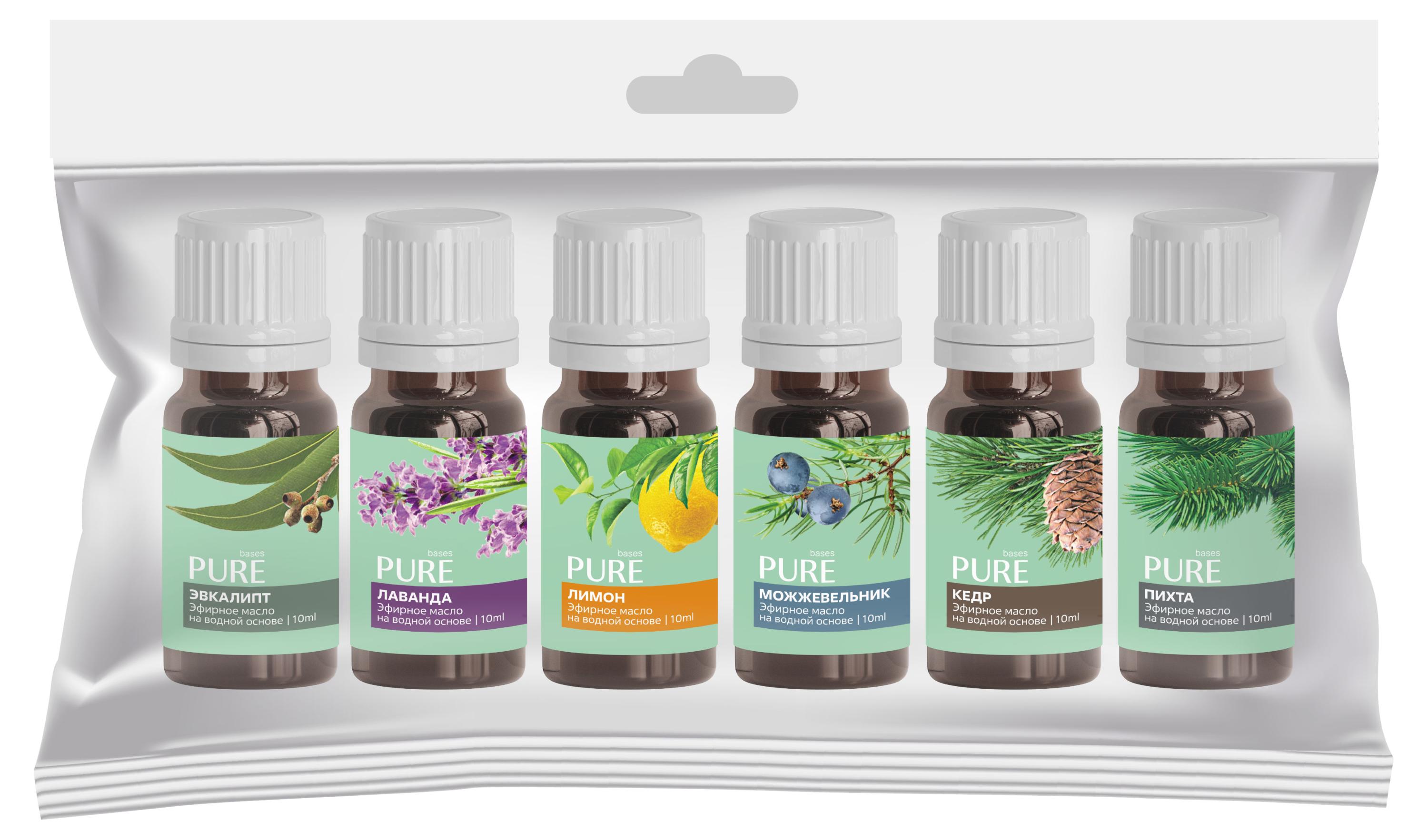 

Набор эфирных масел Доктор Баня Банное приданое, 6х10 мл