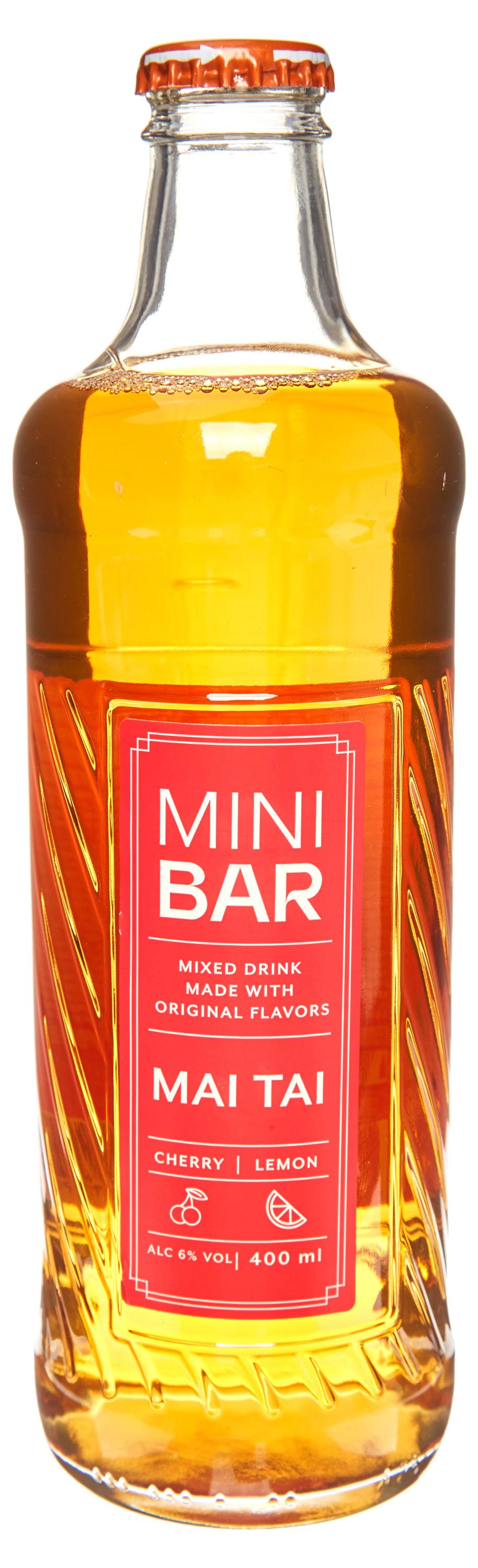 

Пивной напиток Mini Bar Mai Tai нефильтрованный 6%, 400 мл