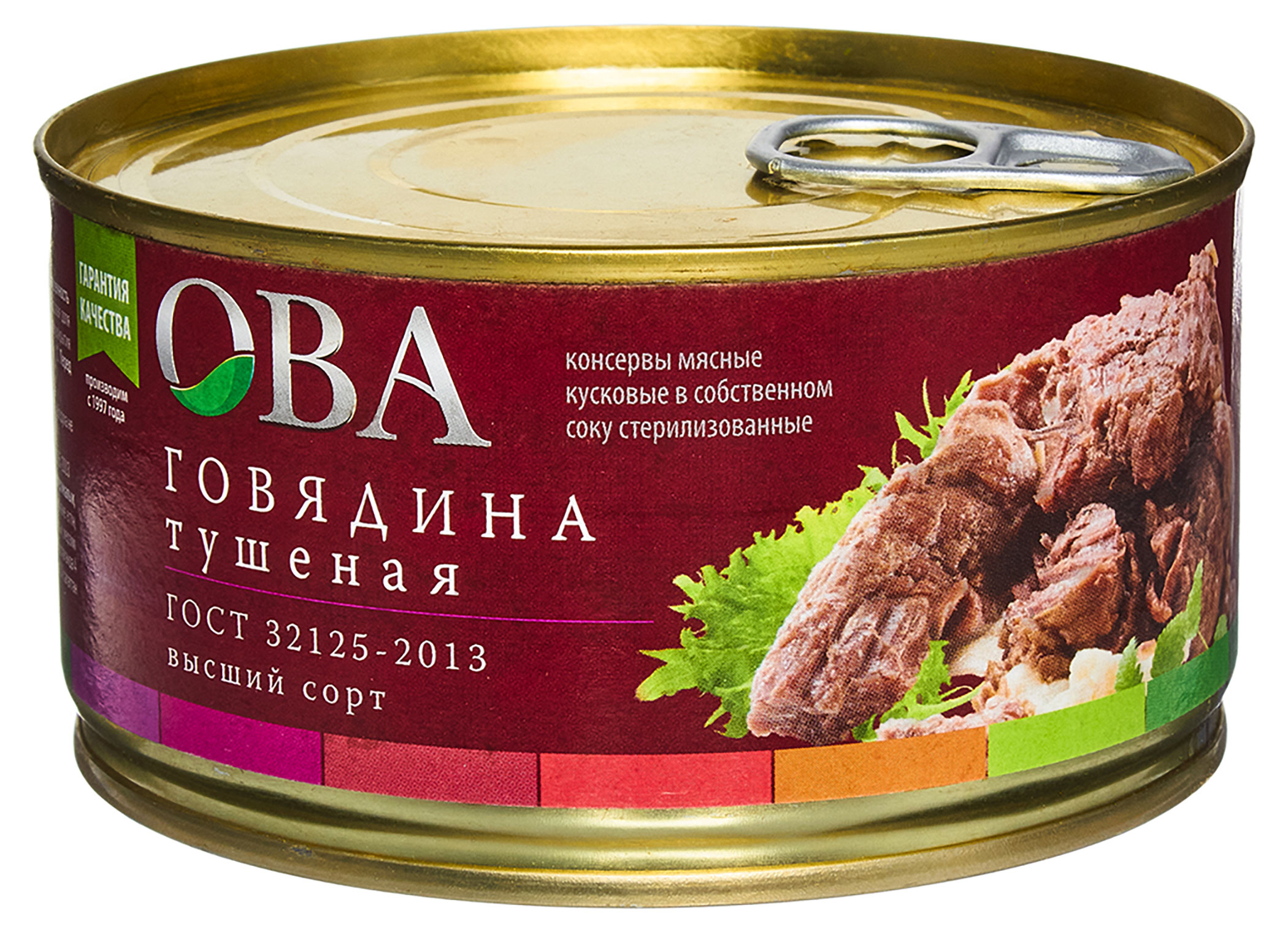 

Говядина тушеная ОВА, 325 г