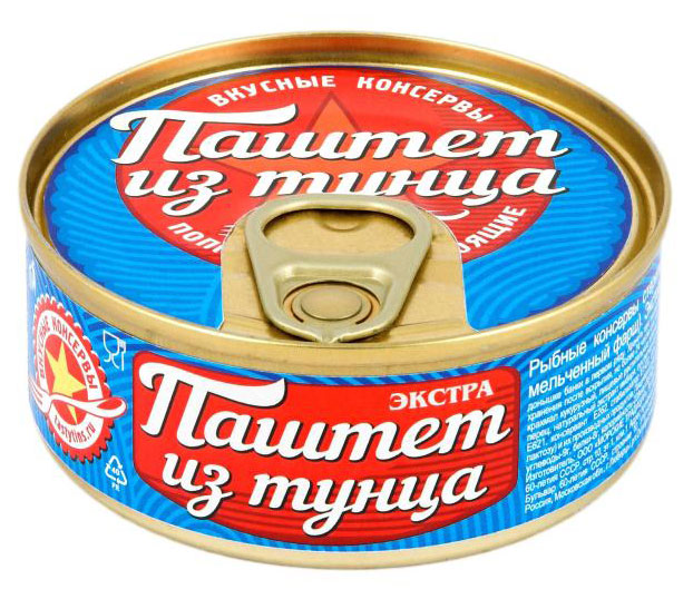 

Паштет из тунца Вкусные консервы, 100 г