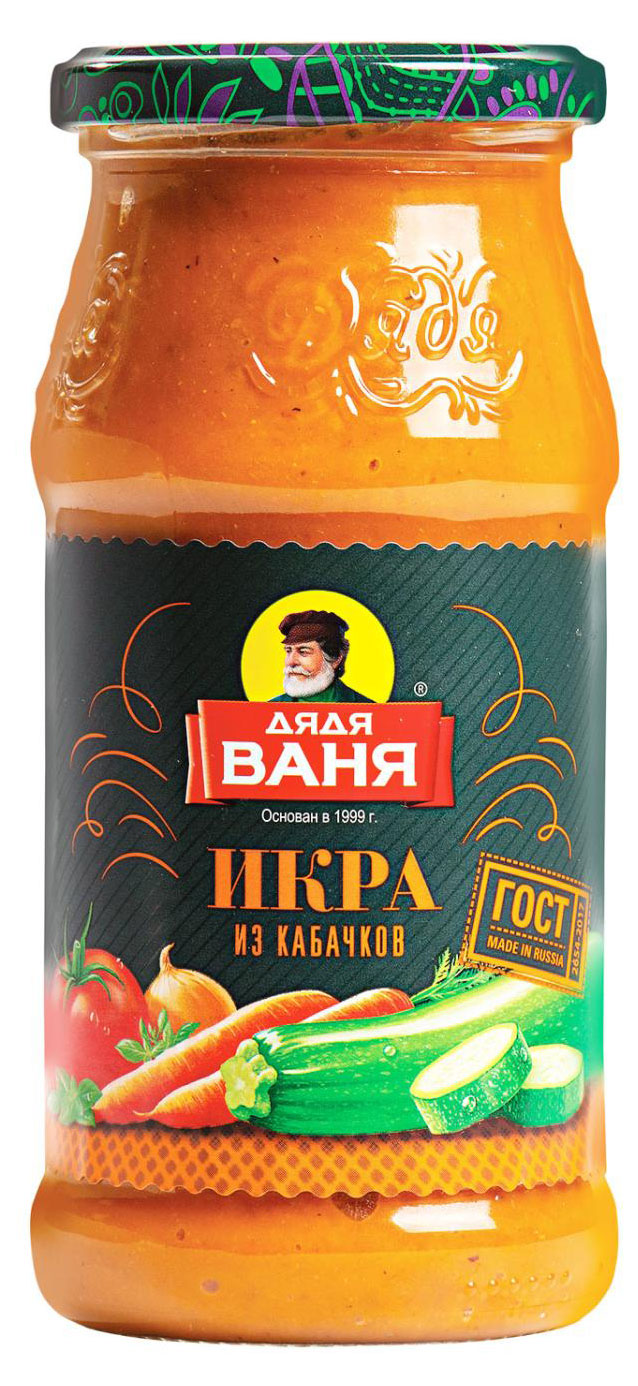 

Икра кабачковая Дядя Ваня из обжаренных кабачков, 460 г