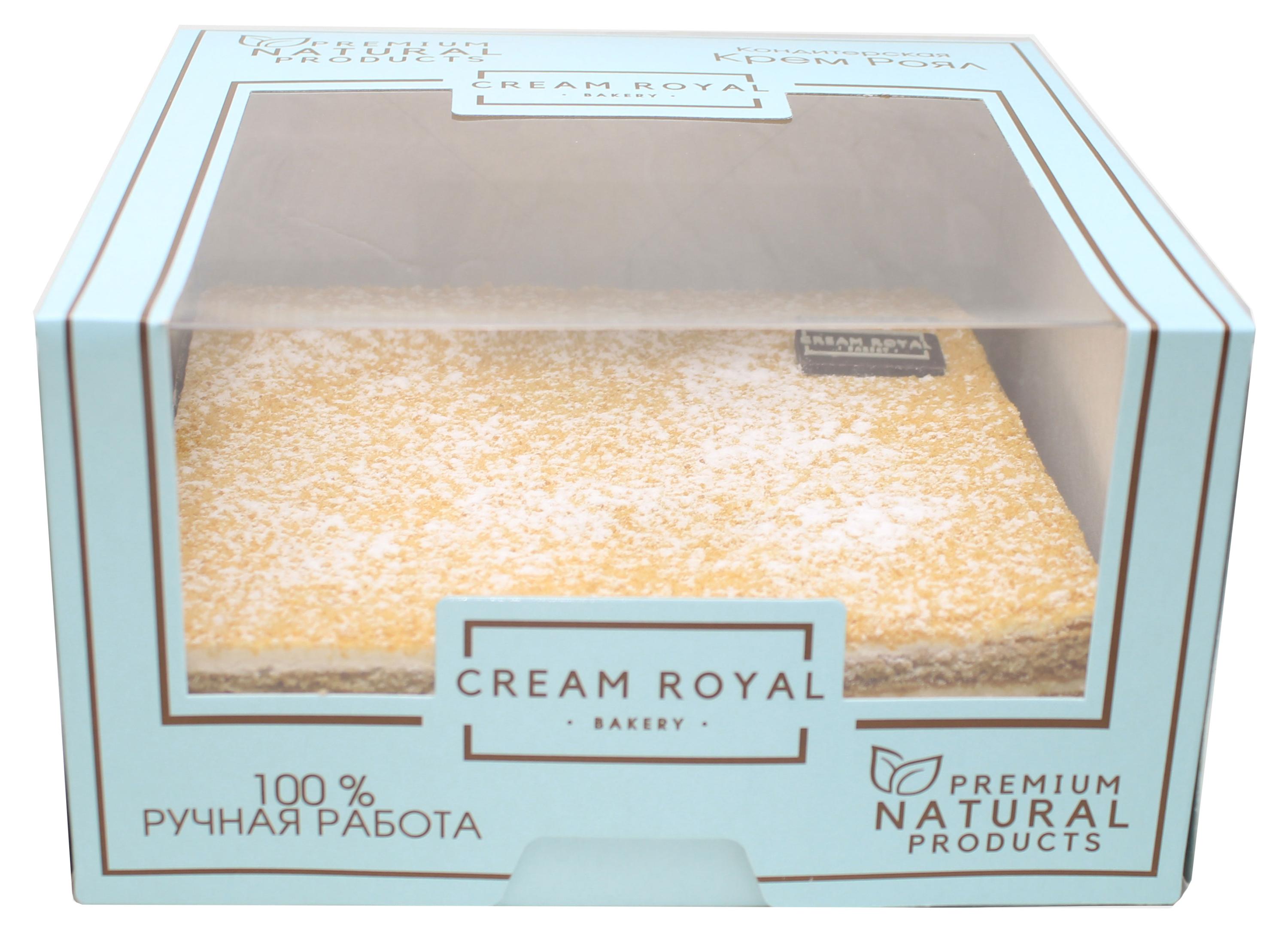 

Торт бисквитный Cream Royal Медовик с воздушным ванильным кремом охлажденный, 800 г