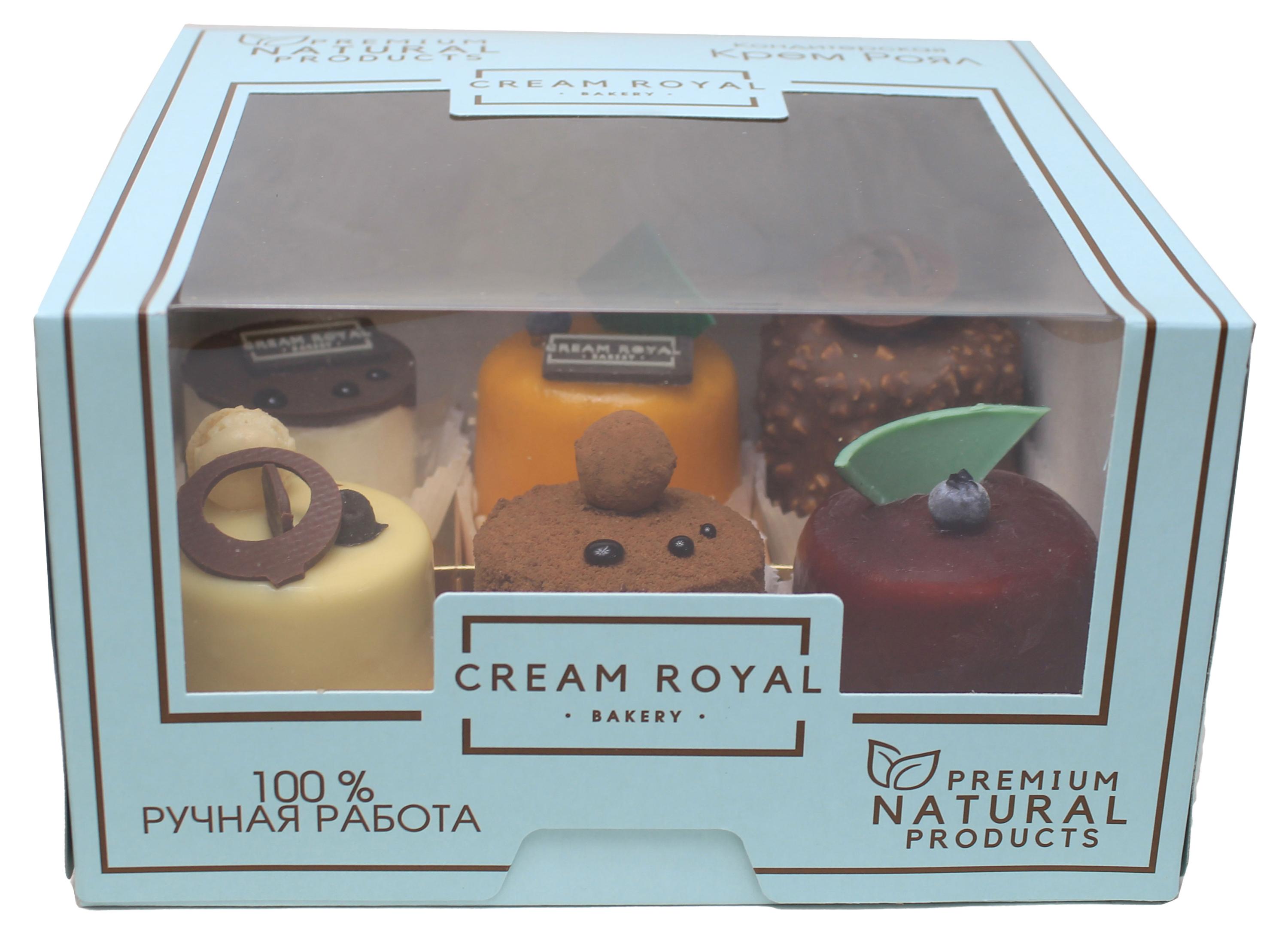 

Набор пирожных Cream Royal Ассорти 6 шт охлажденный, 770 г