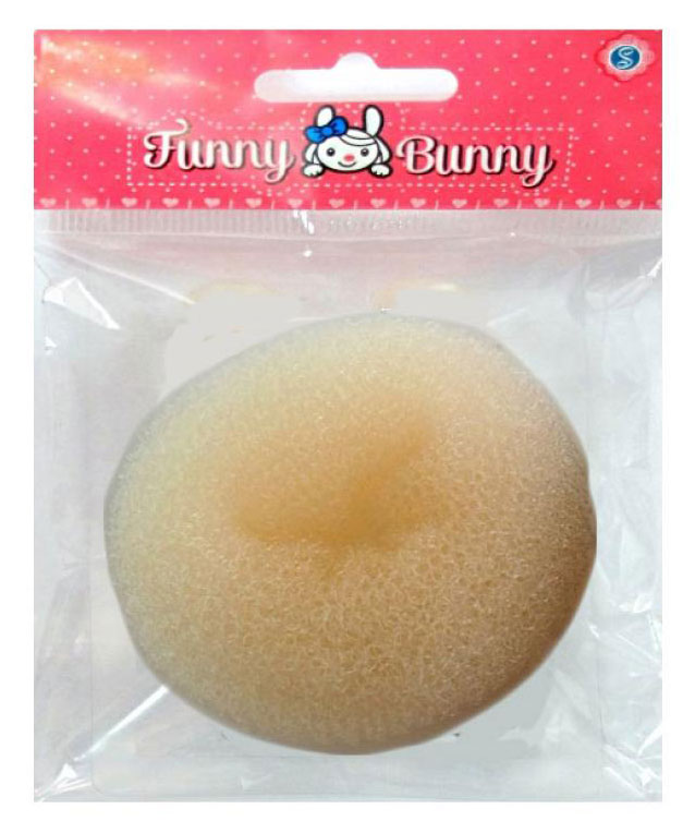 

Резинка валик для волос Funny Bunny в ассортименте ACH1-07, 1 шт