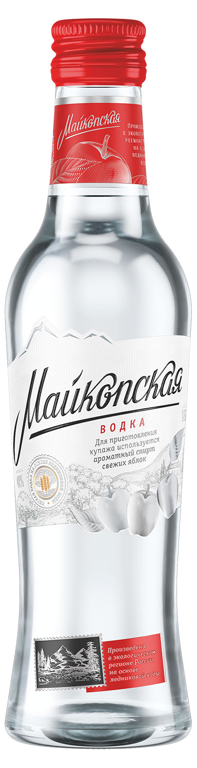 

Водка Майкопская Россия, 0,25 л