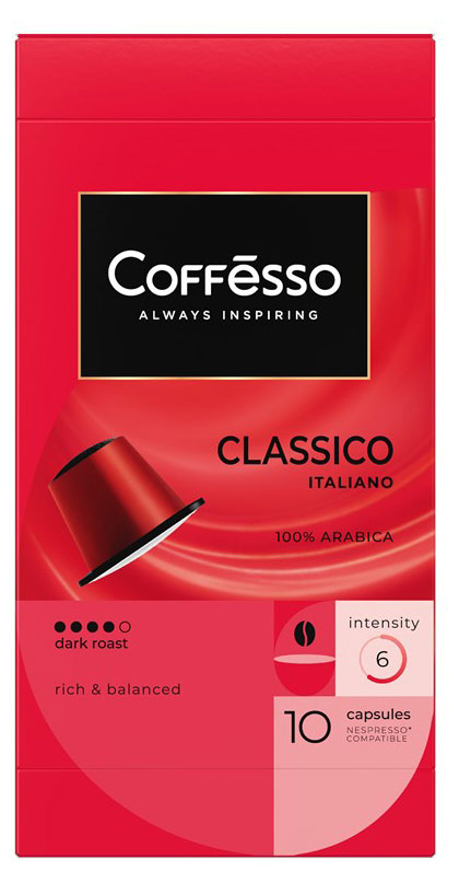 

Кофе капсульный Coffesso Classico Italiano, 10 капсул