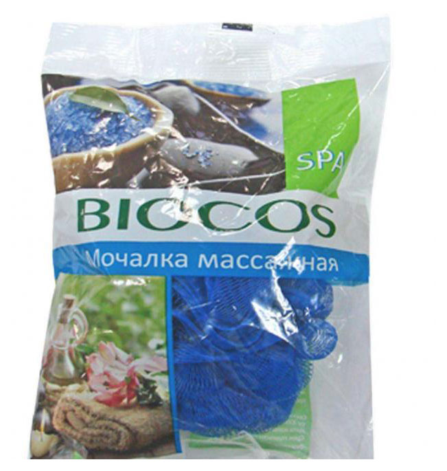 

Мочалка банная Biocos Spa, 1 шт