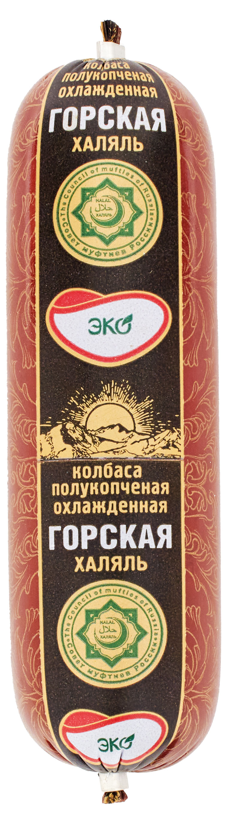 

Колбаса полукопченая Горская ЭКО Халяль минибатон, 350 г
