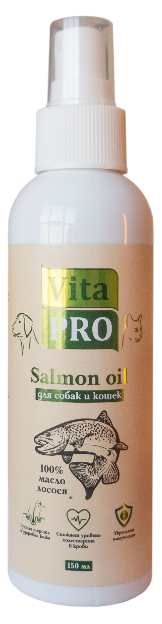 

Масло лосося Vita Pro Salmon oil, 150 мл