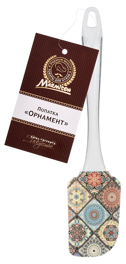 

Лопатка кулинарная силиконовая Marmiton Орнамент, 25х5х2 см