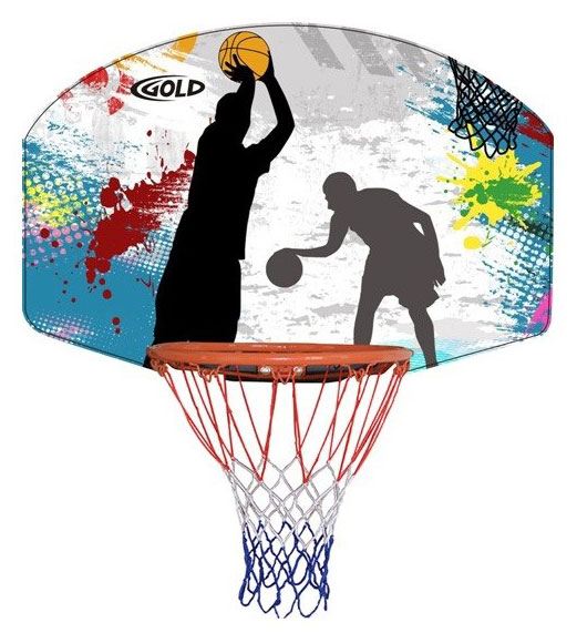 

Щит баскетбольный Gold, 90х60 см