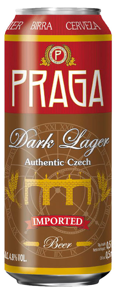 

Пиво темное Praga 4,8%, 500 мл