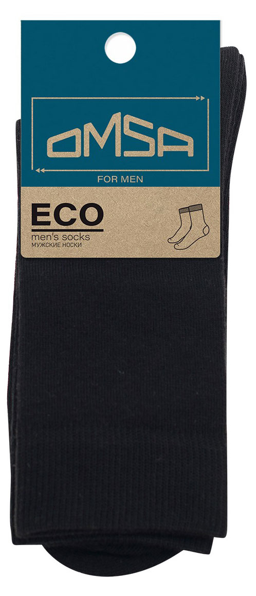 Изображение товара Носки мужские OMSA for MEN Eco 403 Nero, размер 39-41