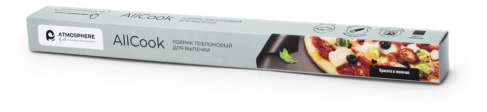 

Коврик тефлоновый для выпечки AllCook, 33х40 см