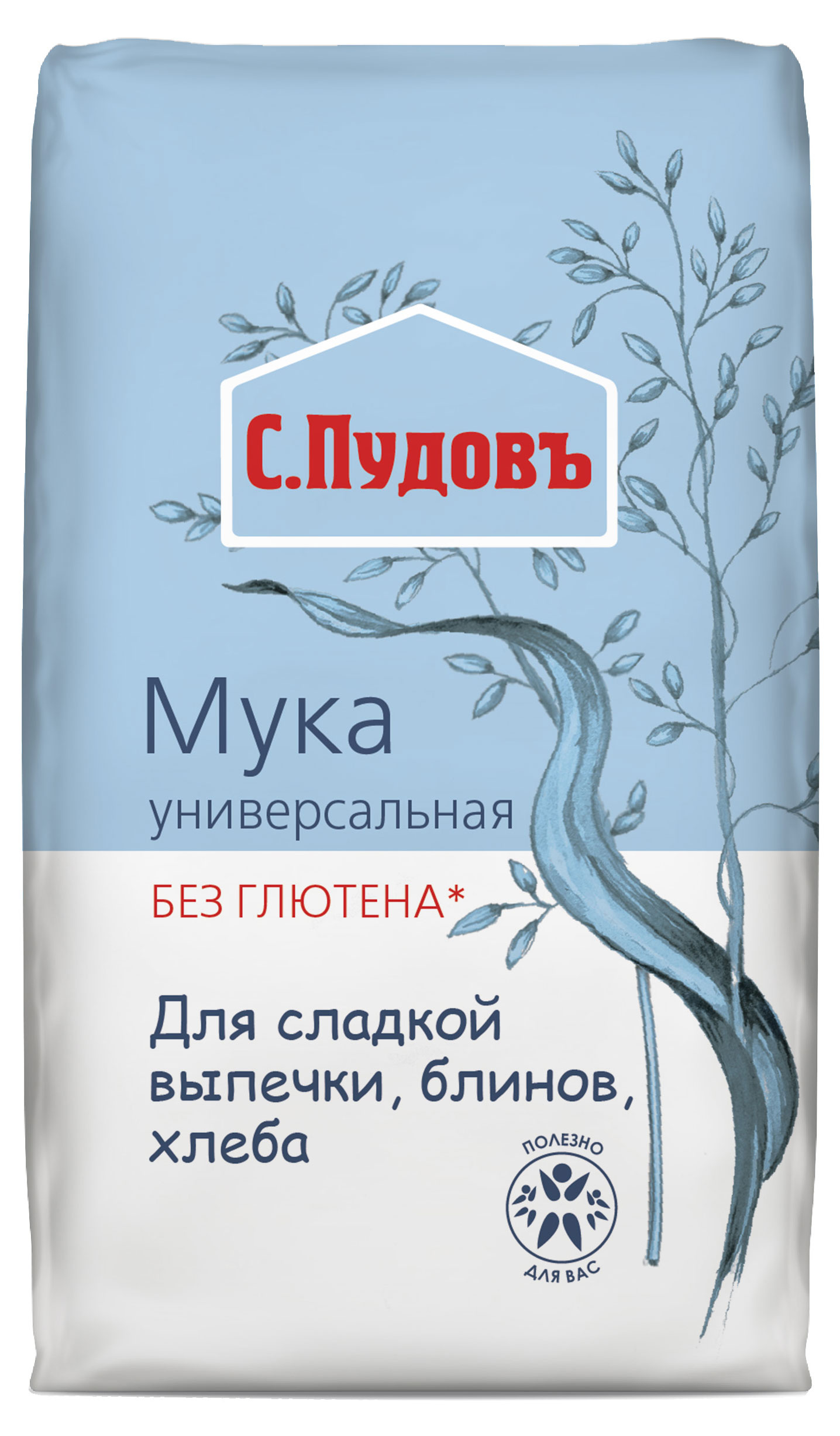 

Мука С.Пудовъ универсальная без глютена, 500 г