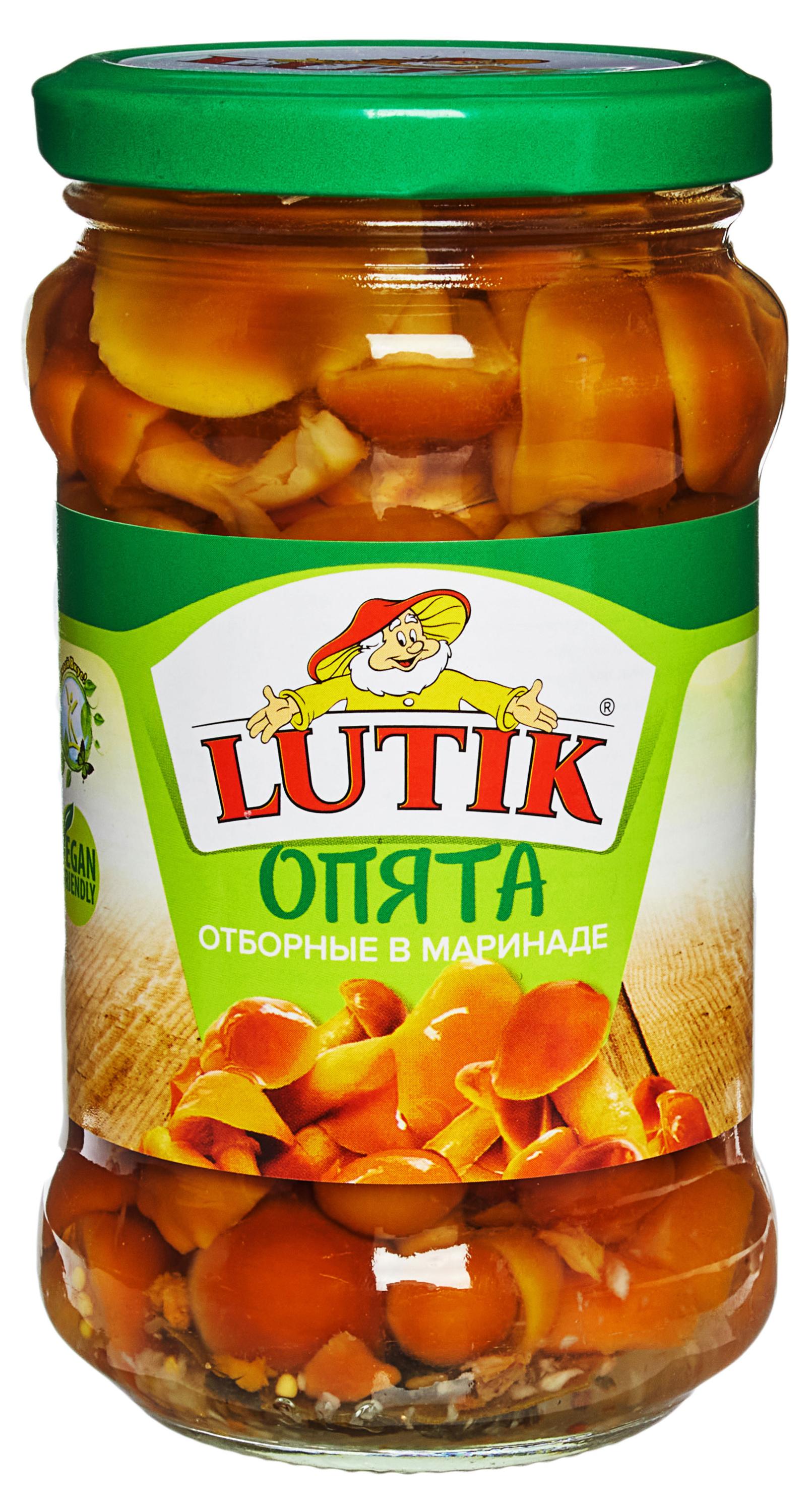 Изображение товара Опята отборные LUTIK в маринаде, 314 мл