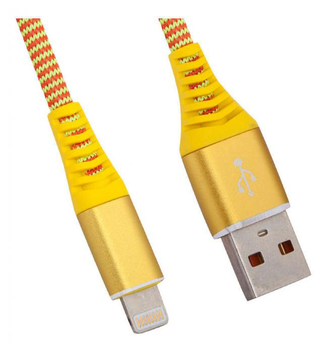 

USB кабель Liberty Project для Apple 8 pin Носки желтый