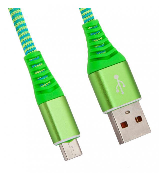 

USB кабель Liberty Project Micro USB Носки зеленый