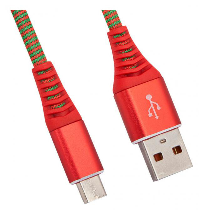 

USB кабель Liberty Project MicroUSB Носки красный