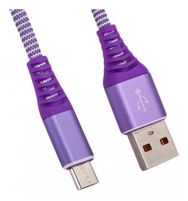 

USB кабель Liberty Project Micro USB Носки фиолетовый