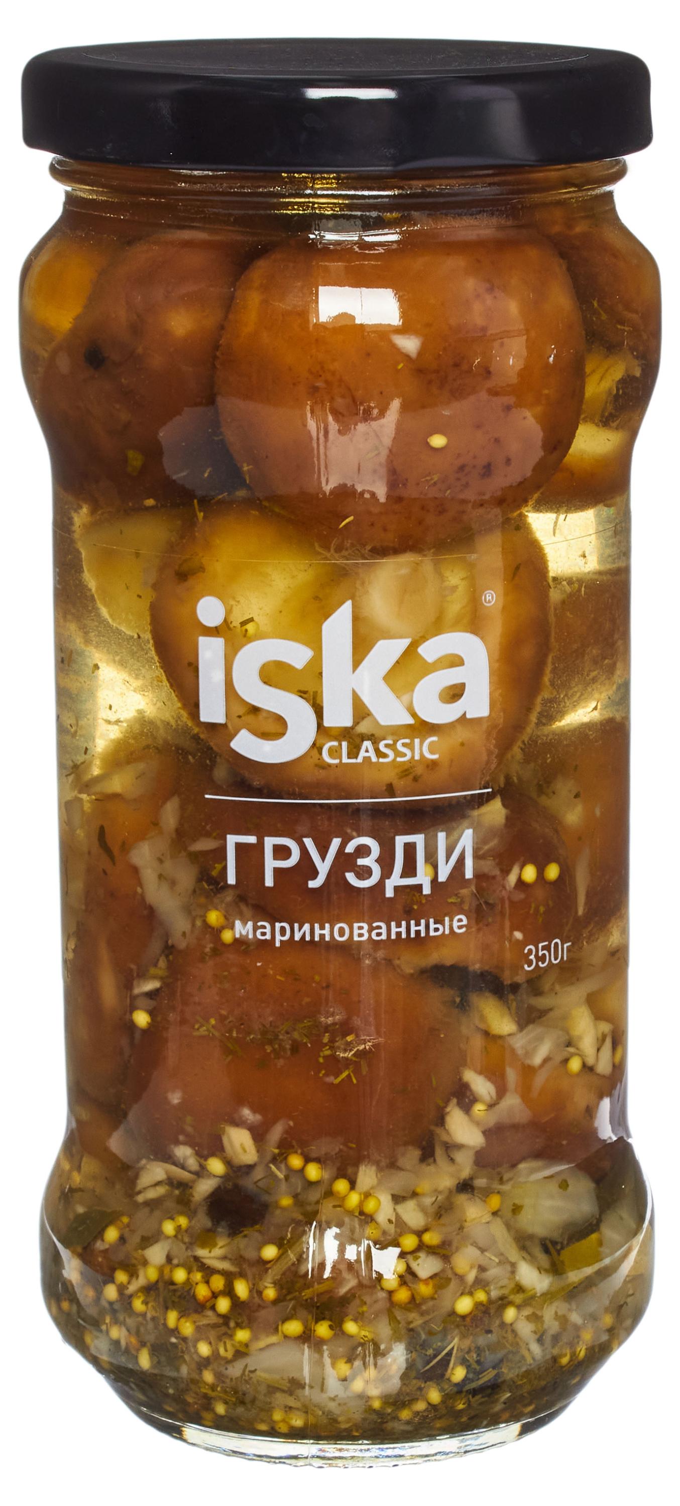 

Грузди iska Маринованные, 350 г