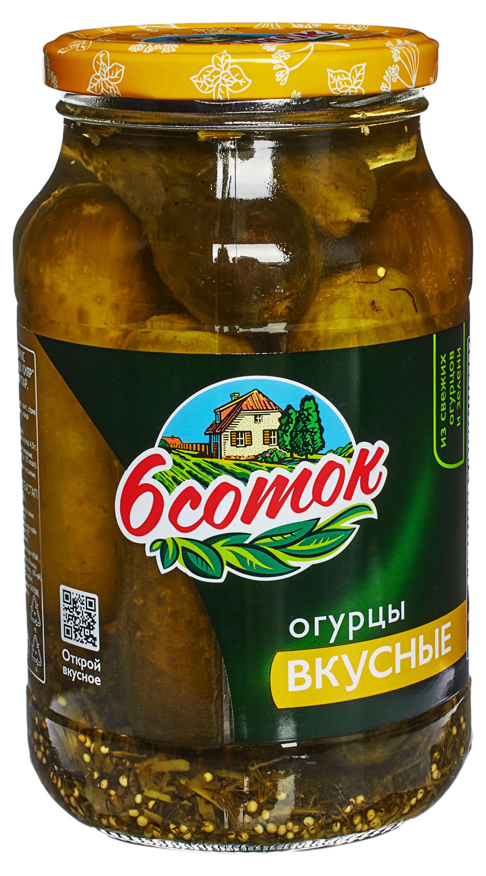 

Огурцы 6 Соток Вкусные, 1 л