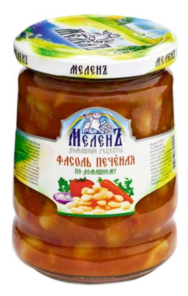 

Фасоль печеная Меленъ по-домашнему, 550 г