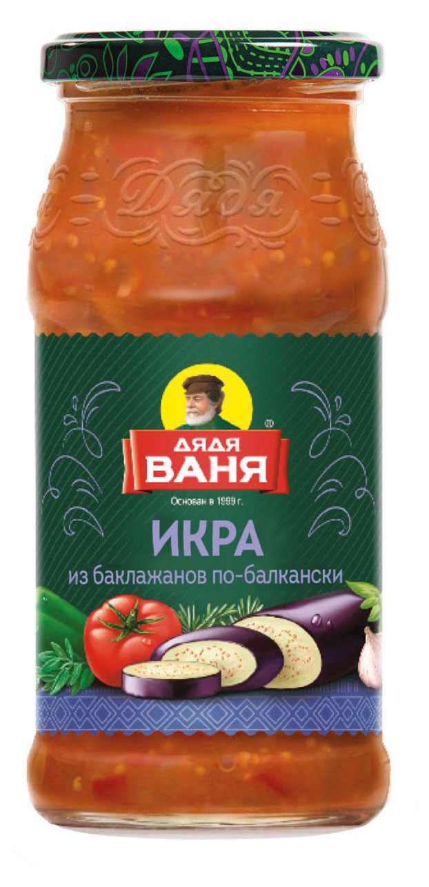 

Икра баклажанная Дядя Ваня по-Балкански, 460 г