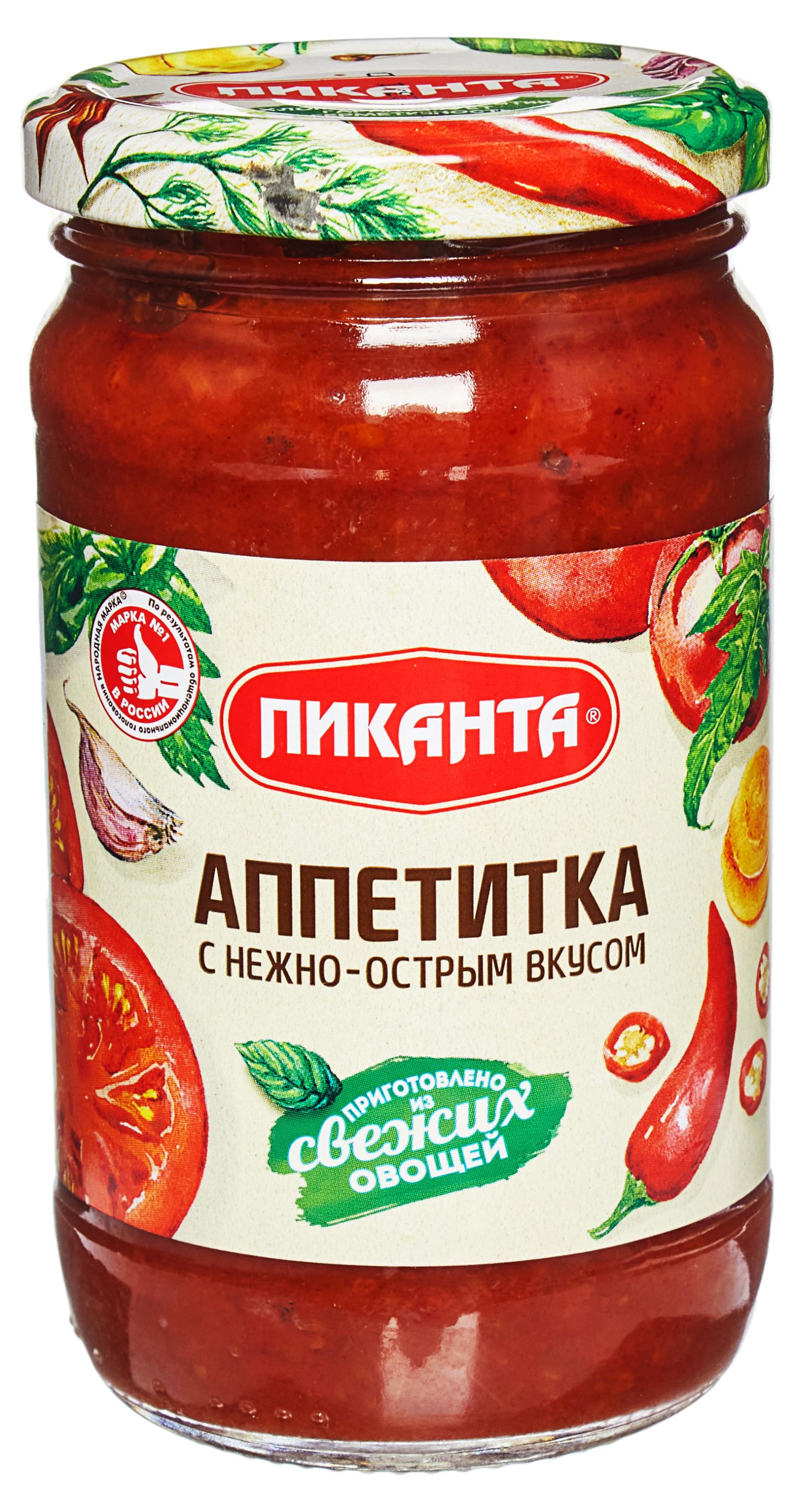 

Аппетитка Пиканта с нежно-острым вкусом, 360 г