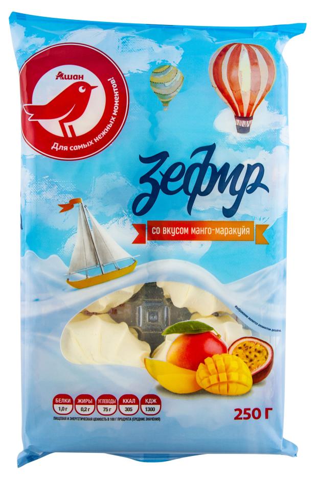 

Зефир АШАН Красная птица манго и маракуйя, 250 г