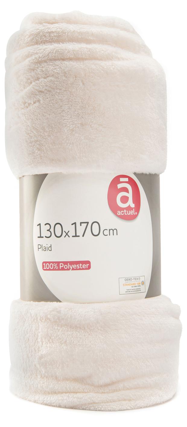 

Плед Actuel светло-розовый, 130х170 см