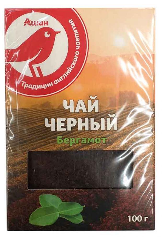 

Чай черный АШАН Красная птица с бергамотом листовой, 100 г