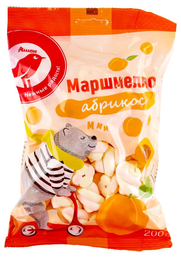 

Маршмеллоу АШАН Красная птица с ароматом абрикоса, 200 г