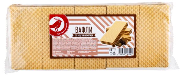 

Вафли АШАН Красная птица со вкусом и ароматом шоколада, 630 г