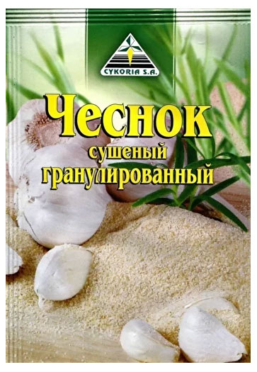 

Чеснок сушеный CYKORIA S.A. Гранулированный, 20 г