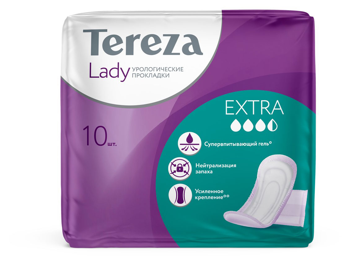 

Прокладки урологические TerezaLady Extra, 10 шт